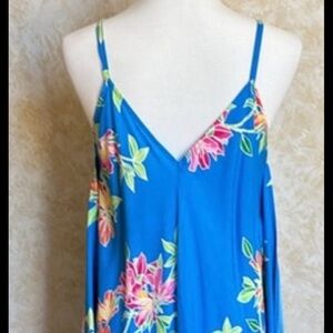 Tommy Bahama Blue Floral Maxi Dress